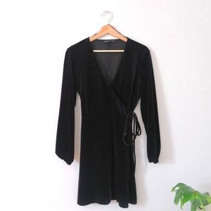 Zara velvet dress